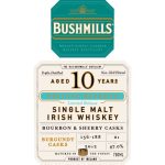 Bushmills 10 Year Old Private Reserve Burgundy Cask Finished Whiskey - Image 2