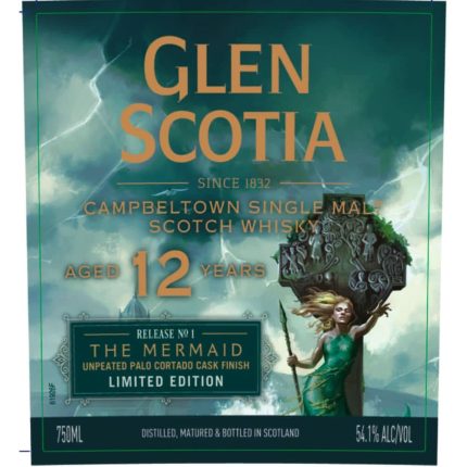 Glen Scotia The Mermaid 12 Year Old Scotch Whiskey