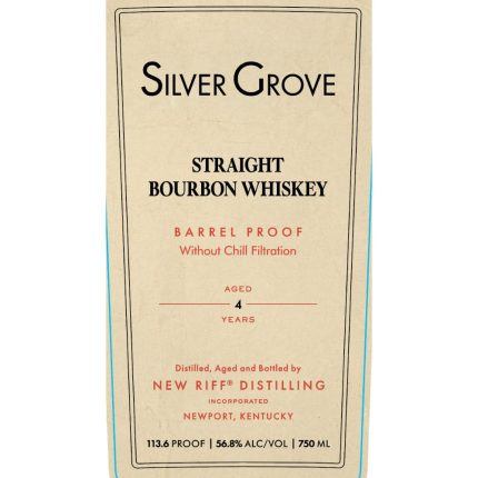 Silver Grove Straight Bourbon 2024 Release