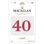 The Macallan 40 Year Old Highland Single Malt Scotch Whisky 2023 Edition - Image 2