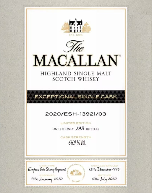 The Macallan Exceptional Single Cask 2020 - 13291 Single Malt Scotch Whiskey - Image 2