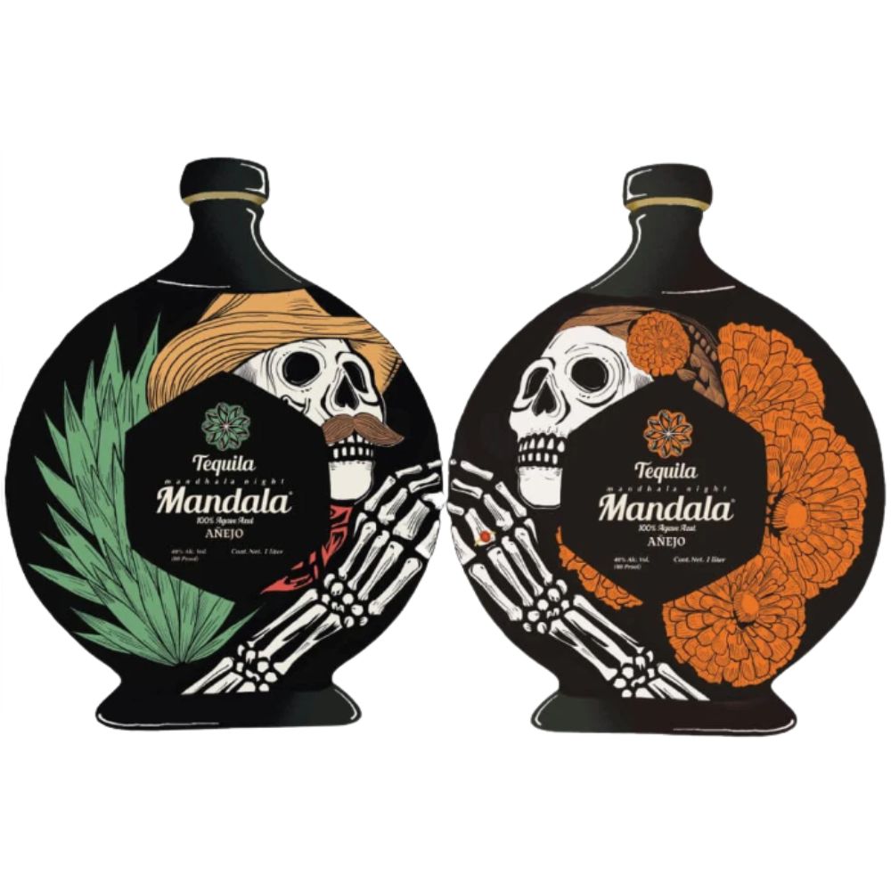 Mandala Tequila Anejo "In Life & Death" Dia de Los Muertos 2025 Edition Bundle - Image 1
