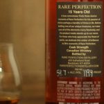 Rare Perfection Canadian Whiskey Cask Strength 15 Year 119.7 Proof - Image 3